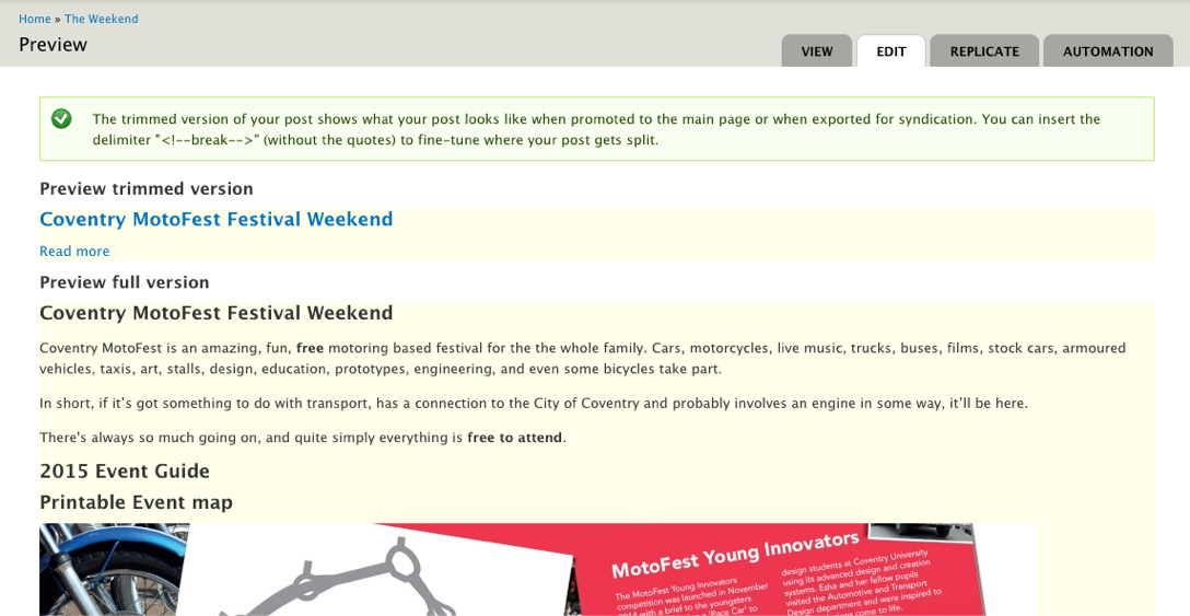 drupal quick node browser drupal quick node browser