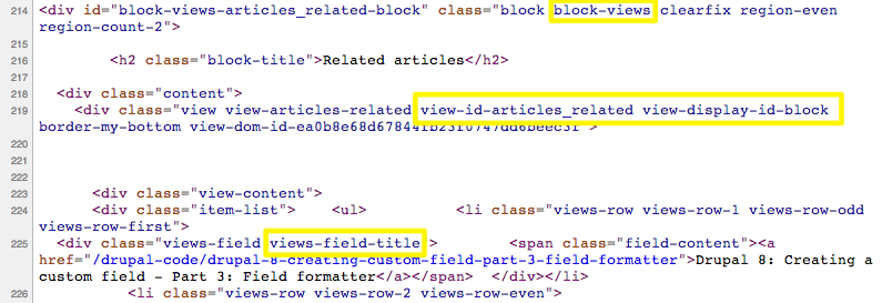 Fences - Semantic field markup and classes