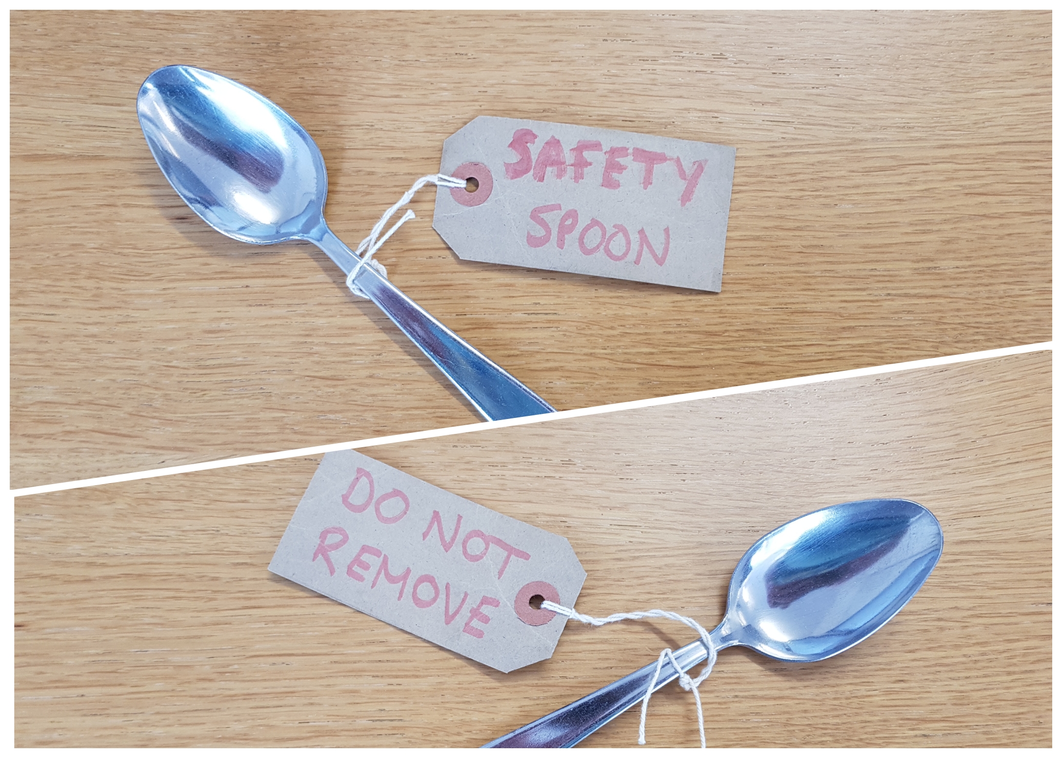 Safety Spoon! Do not remove!