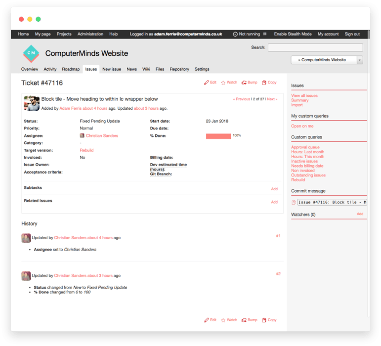 ComputerMinds support portal