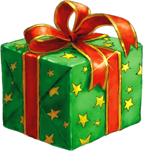 Gift wrapped box