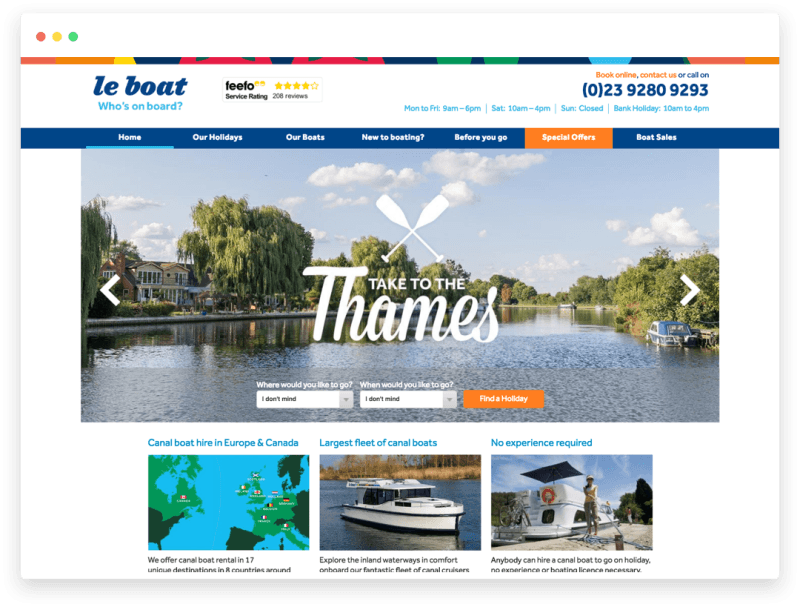 LeBoat screenshot