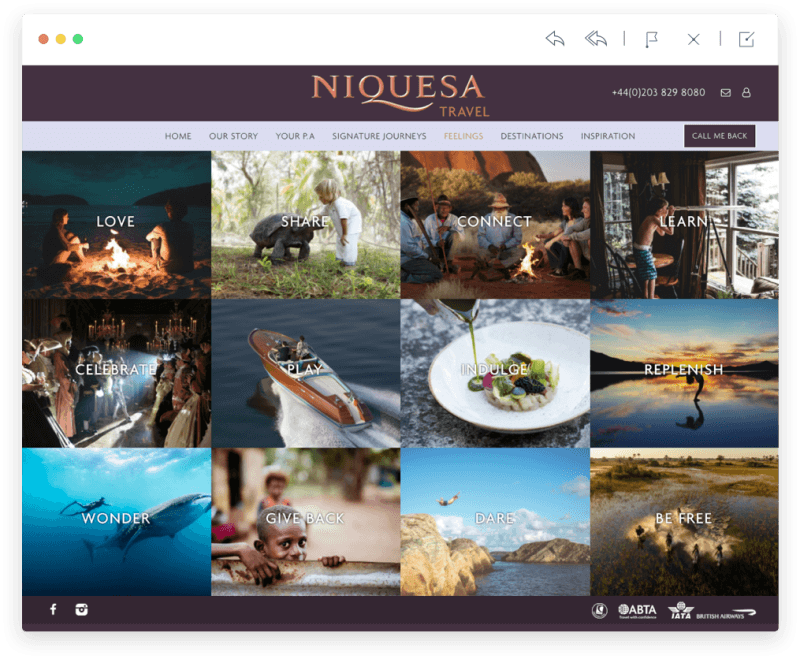 Niquesa Travel's Feelings listing