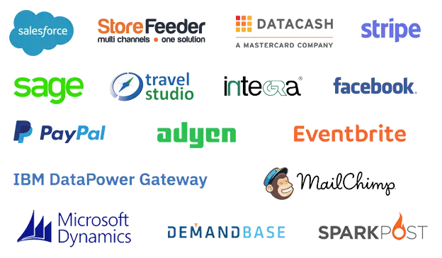 Selection of integration logos