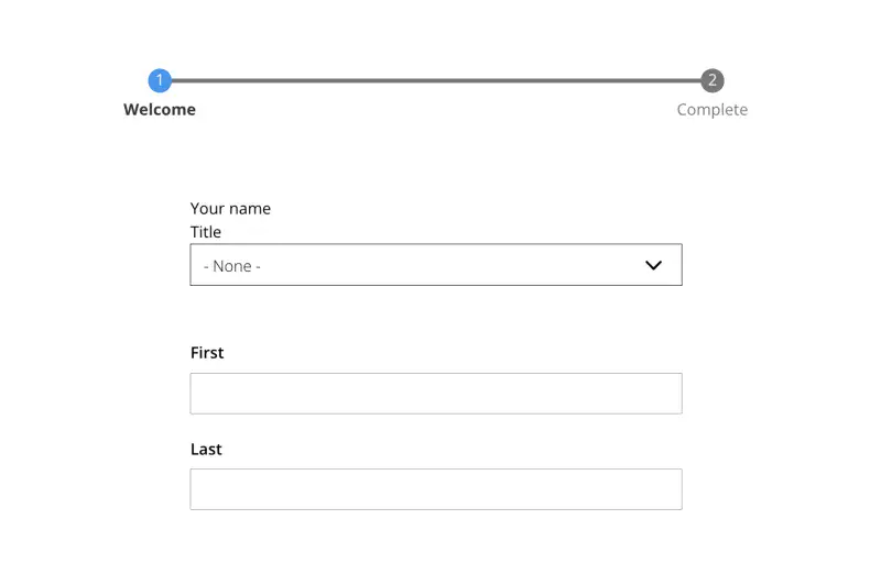 The Demo Webform viewed