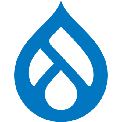 2024 Drupal logo in brand blue