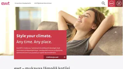 Another site with consistent UX but varied brand colours